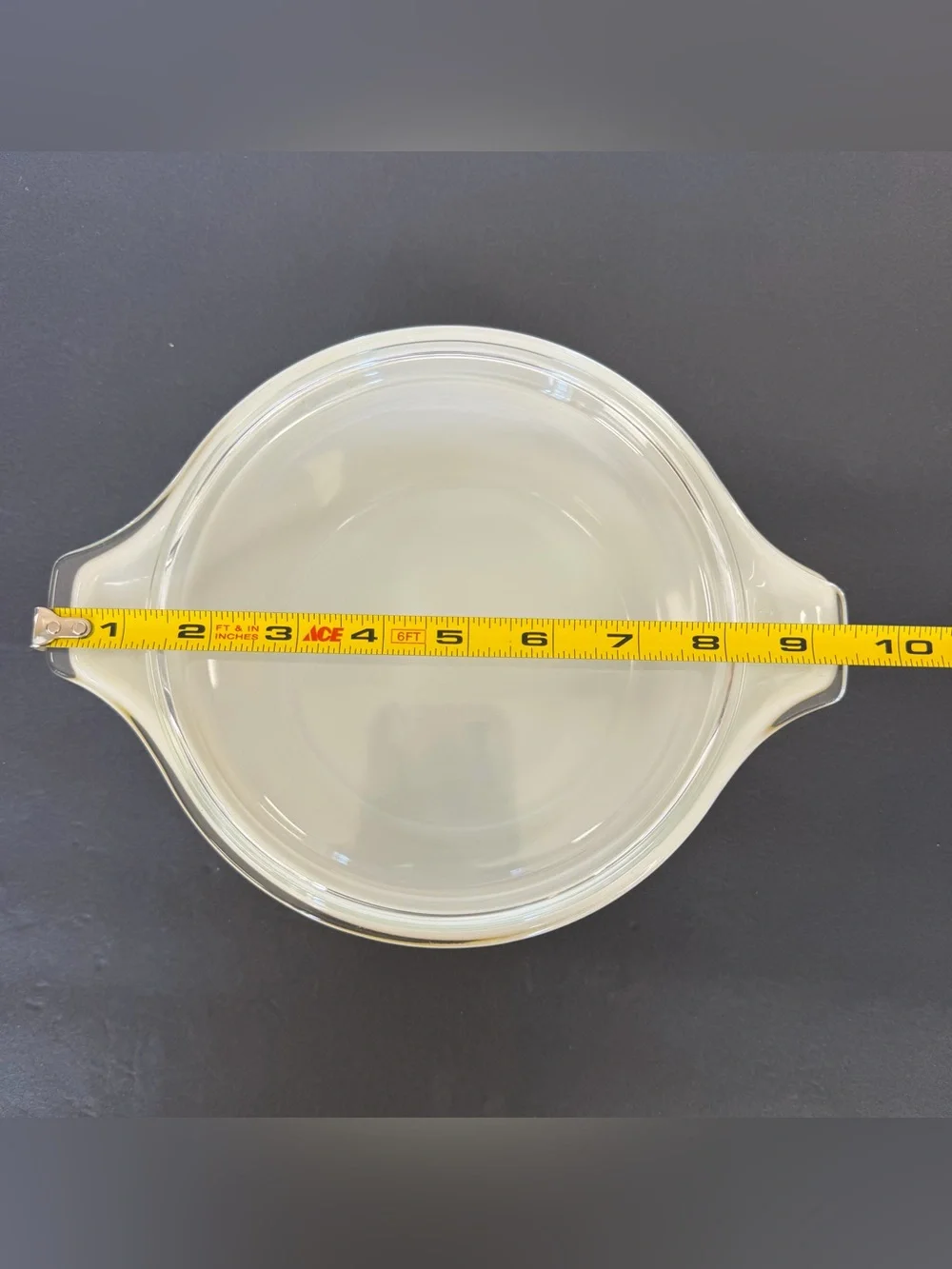 Vtg Pyrex 474-B Autumn Floral Mustard 1.5 Qt Square Flowers Casserole w/ Lid